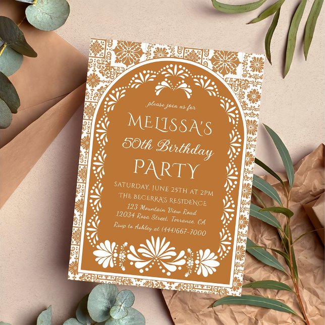 Fête mexicaine talavera Invitation (Créateur téléchargé)