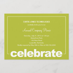 Fête moderne Invitation d'entreprise/d'entreprise