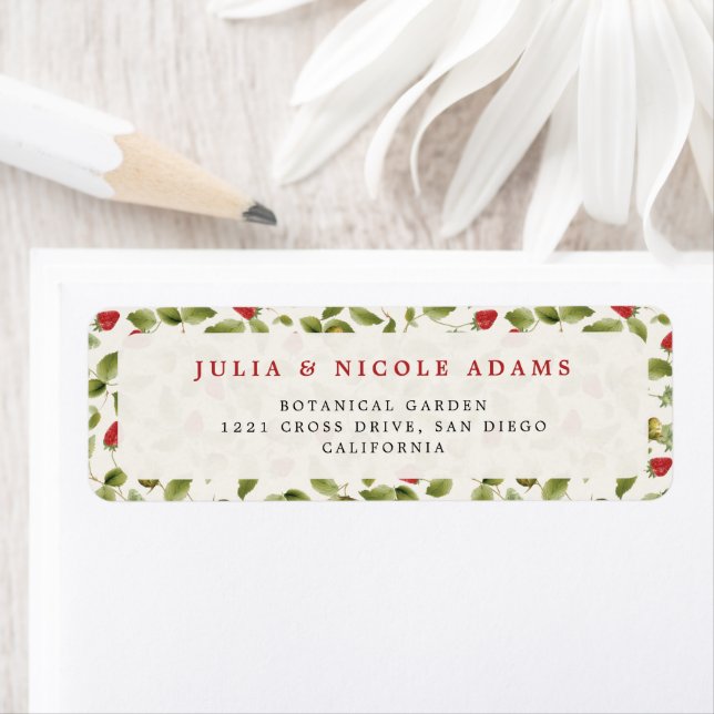 FÊTE PRÉNATALE BÉBÉ FRAISE SAUVAGE (En situation)