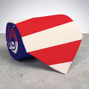 Fête - Quatre juillet Col cravate Drapeau Américai