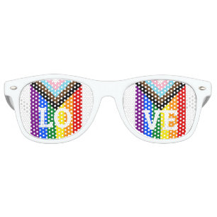 Fête Retro AMOUR Rainbow pride Shades /Fun Party Lunettes de 