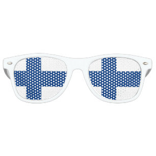 Fête Retro Finlande Lunettes de soleil, lunettes de fête, dra