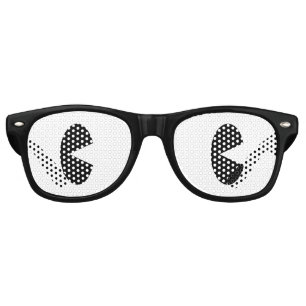 Fête Retro La bande dessinée vintage observe des lunettes de