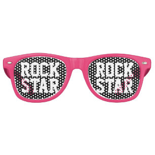 Fête Retro La partie de vedette du rock ombrage les lunettes