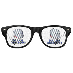 Fête Retro Les lunettes de la soirée Bulldog Breakdown