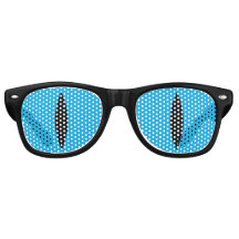 Lunettes amusantes pour yeux de chat (bleu)