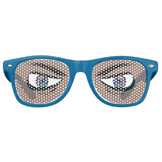 Fête Retro Lunettes Avec Les Yéballes De Lumière