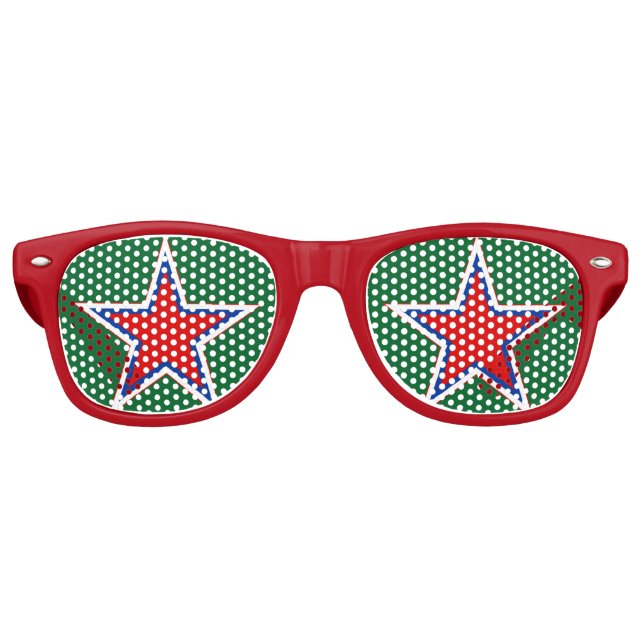 Fête Retro Lunettes de nouveauté Star* russe (Devant)