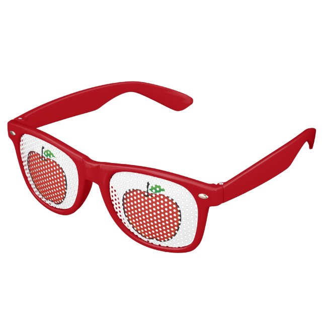 Fête Retro Lunettes de pomme (Angulaire)