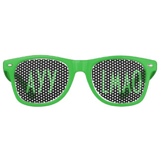 Fête Retro Lunettes de texte Ayy Lmao Alien