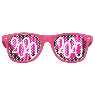 Fête Retro Lunettes du parti Vision 2020 de Nouvel An love