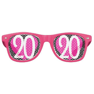 Fête Retro Lunettes du parti Vision 2020 de Nouvel An love