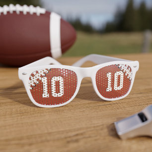 Fête Retro Sports Football Thème Anniversaire Lunettes de sol