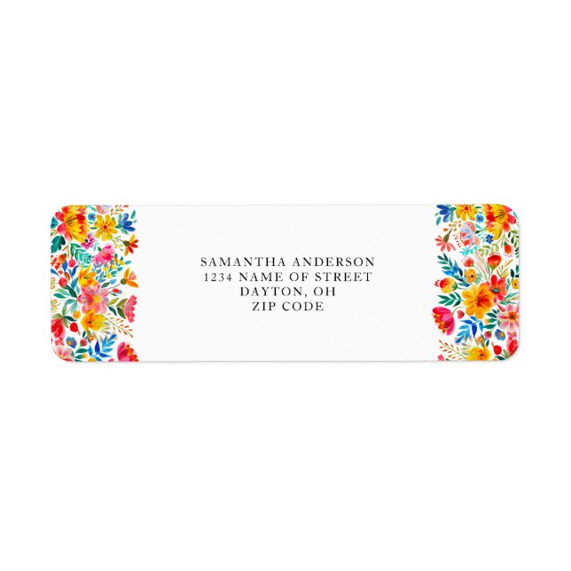 Fête rouge Floral mexicain (Devant)