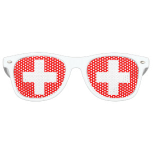 Fête & Suisse Lunettes de soleil / Drapeau suisse