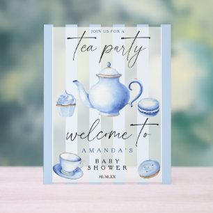 Fête Tea Party Bienvenue garçon bébé shower party