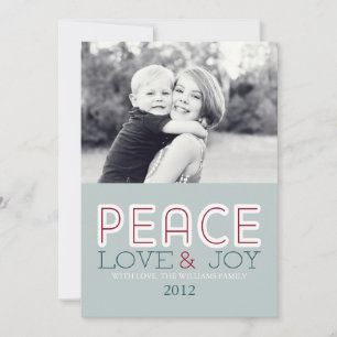 Fêtes Annuelles Cartes d'amour et de joie pour la paix