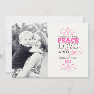 Fêtes Annuelles Cartes d'amour et de joie pour la paix