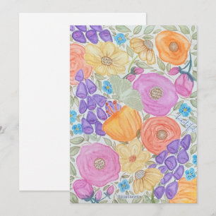 Fêtes Annuelles Cartes de bonheur floral pour toutes occasions