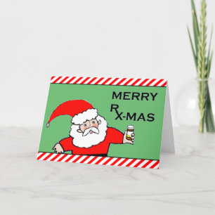 Fêtes Annuelles Cartes de Noël pour Humours de santé