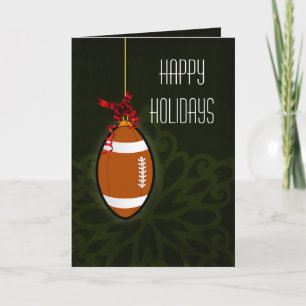 Fêtes Annuelles Cartes de Noël pour un joueur de football
