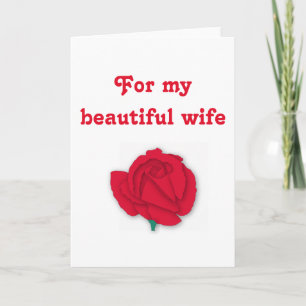 Fêtes Annuelles Cartes de Saint-Valentin pour ma belle épouse