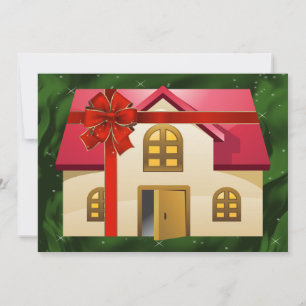 Fêtes Annuelles Cartes de vœux de vacances pour immobilier vert