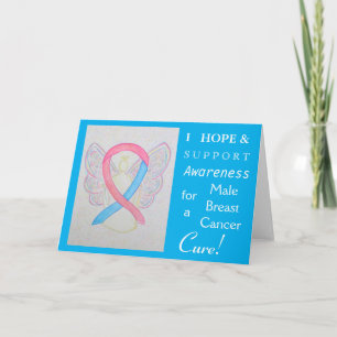 Fêtes Annuelles Cartes de voeux pour la sensibilisation au cancer 