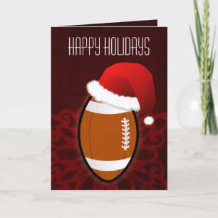Fêtes Annuelles pour les cartes de Noël du footballeur