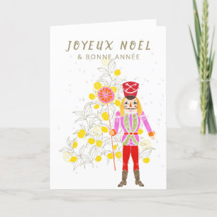 Fêtes Annuelles Sapin Citron Casse Noisette Holiday Card