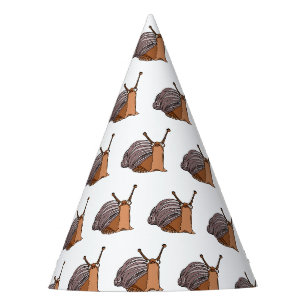 Fêtes Chapeaux de fête en papier avec escargots