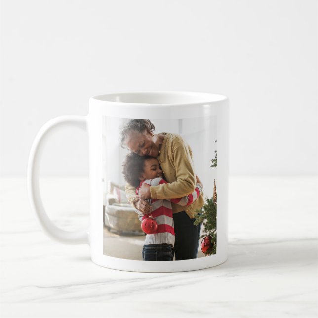 Fêtes de famille mémorables Mug photo de Noël (Gauche)