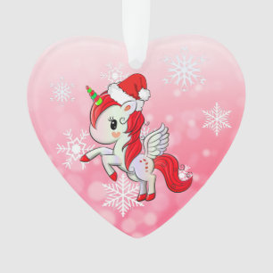 Fêtes de la ED Unicorn et Snowflakes Noël