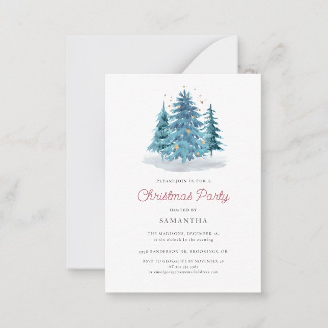Fêtes de Noël Invitation (Devant)
