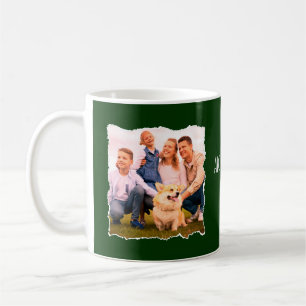 Fêtes Famille de Noël Custom Photo Mug Cadeau