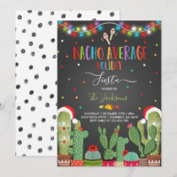 Fêtes Fête Invitation Nacho Fête Moyenne