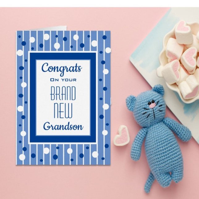 Fêtez ! Félicitations pour le nouveau petit-fils (Créateur téléchargé)