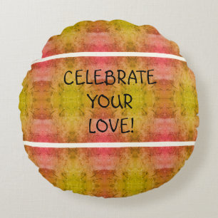 Fêtez Votre Amour ! Coussin décoratif