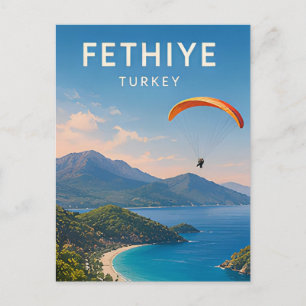 Fethiye Turkey Blue Lagoon And Mountain Views Postcard