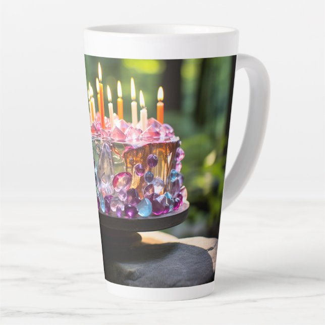 Fêtons ! Tasse latte (Angle droit)