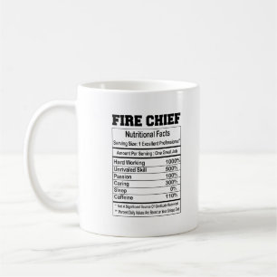 Feu Chef des faits nutritionnels 11oz Mug