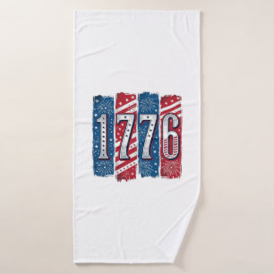 Feu d'artifice patriotique vintage vector design 1