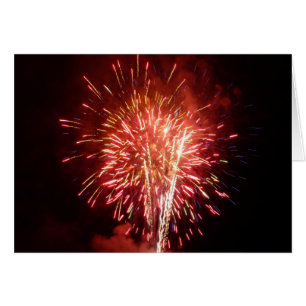 Feu d'artifice rouge, blanc et bleu II patriotique