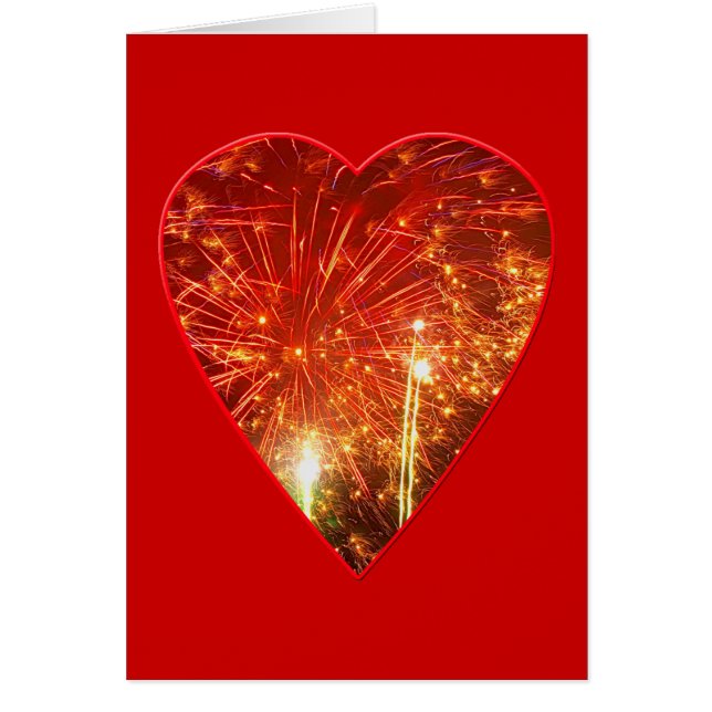 Feu de coeur rouge (Devant)
