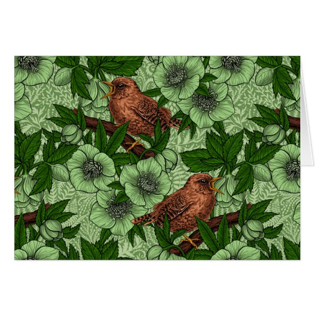 Feu et hellebore, vert clair (Devant horizontal)