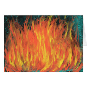 Feu Jaune Orange Flammes Foudre Enfer Art