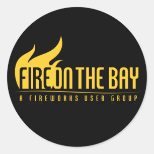 Feu Sur La Baie - Stickers !
