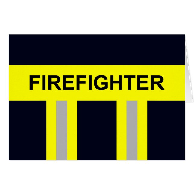 Feuerwehr Symbol Uniform Blau (Front Horizontal)