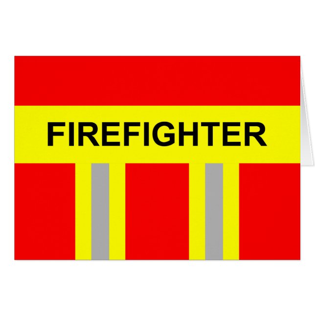 Feuerwehr Symbol Uniform Rot (Front Horizontal)