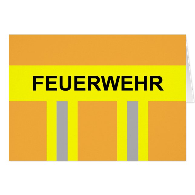 Feuerwehr Symbol Uniform Sandfarben (Front Horizontal)